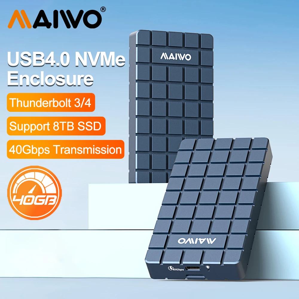 8Tb M2 Nvme Ssd - علبة MAIWO USB 4.0 بسرعة 40