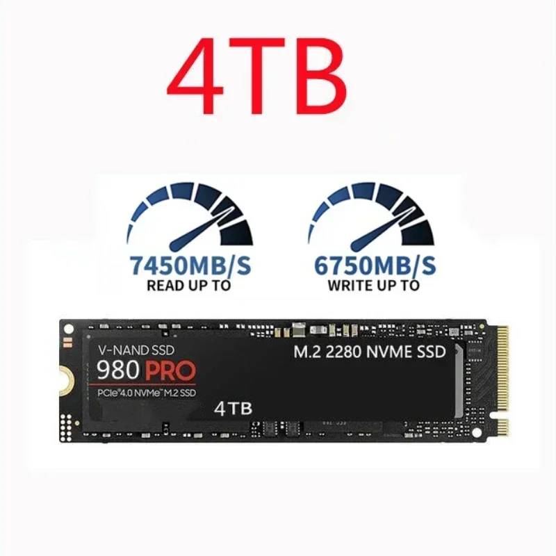 Pcie 4.0 4Tb 2280 Ssd 7450Mbps - قرص تخزين داخلي عالي السرعة من