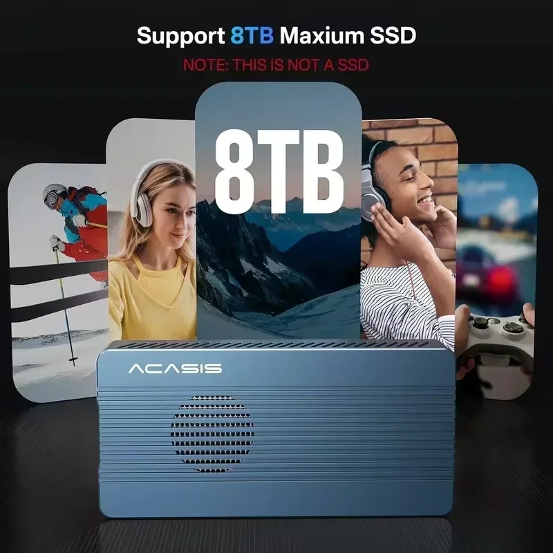 علبة خارجية من الألومنيوم لـ A - مراجعة 8Tb M2 Nvme Ssd وسعره