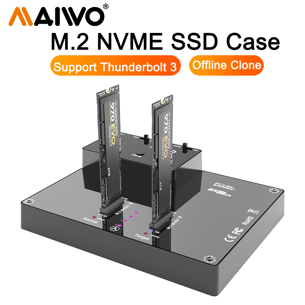 محطة إرساء MAIWO 2 Bay M2 NVMe - مراجعة 8Tb M2 Nvme Ssd وسعره
