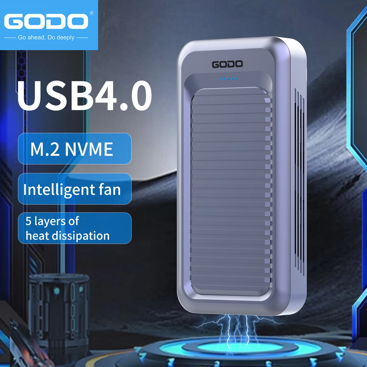 علبة محرك أقراص صلبة خارجية GO - مراجعة Thunderbolt 4 External Ssd 4Tb وسعره