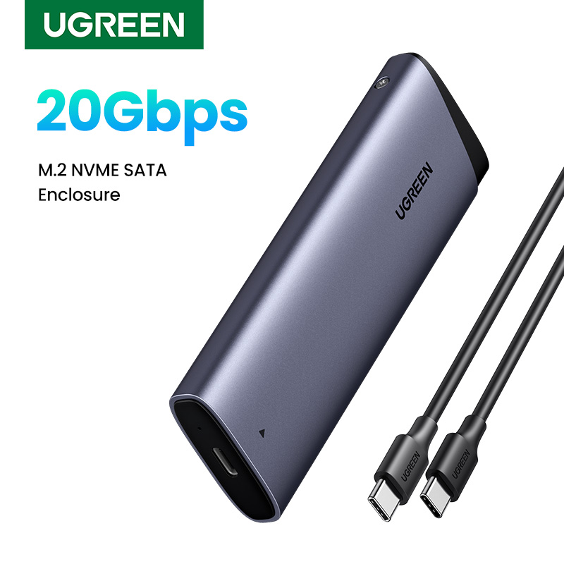 UGREEN 20Gbs M2 SSD الضميمة NV - مراجعة 8Tb M2 Nvme Ssd وسعره